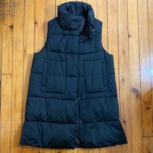 Long down vest by Massimo Dutti